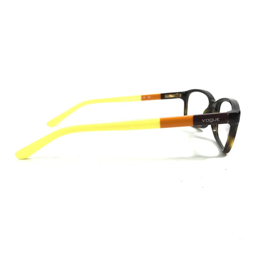 Vogue Eyeglasses Frames VO5070 W656 Yellow Tortoise Rectangular 48-16-130